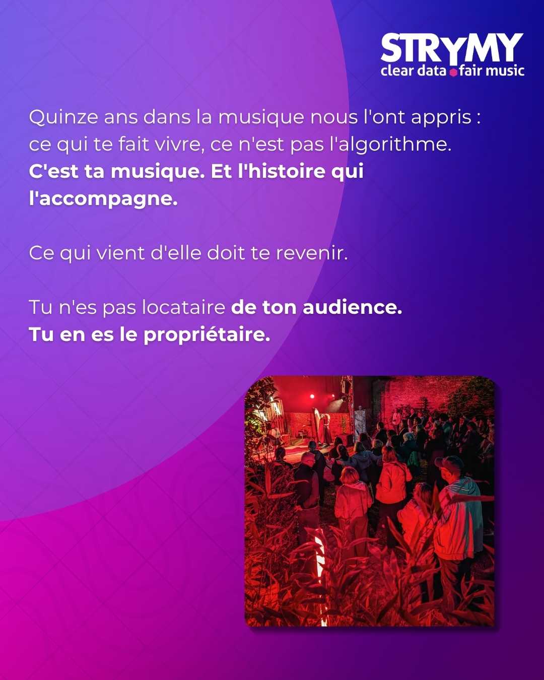 Tu n'es pas locataire de ton audience. Tu en es le propriétaire